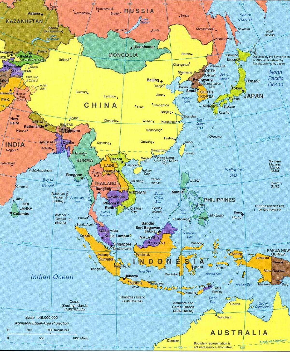 Taipei emplacement sur la carte du monde