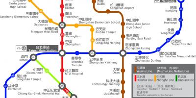 Thsr Taipei station de carte